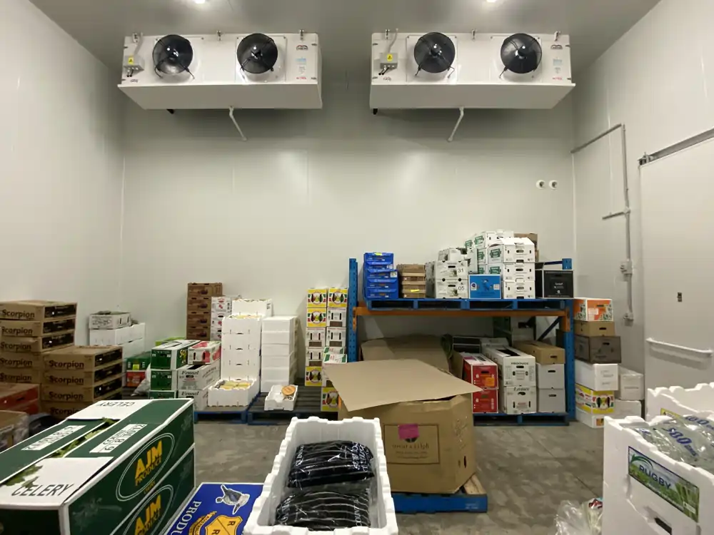 Industrial Cold Storage Cool Room Newcastle Industrial cold storage cool room installation in a commercial greengrocer by Mercury Refrigeration Newcastle